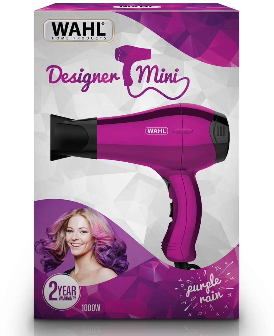 Wahl Mini Designer Hair Dryer Purple Shaver Shop